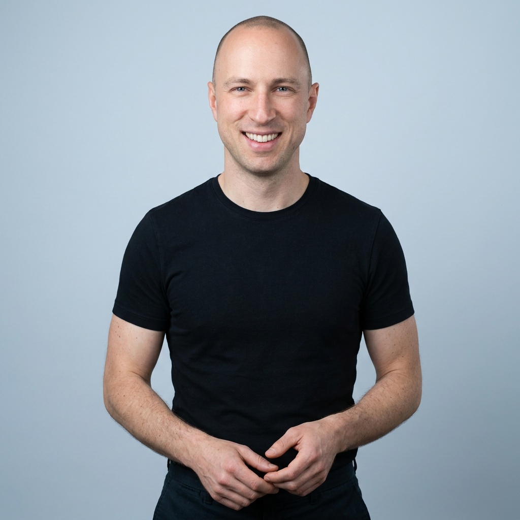 Cool-Grey Studio · Charcoal Tee headshot example