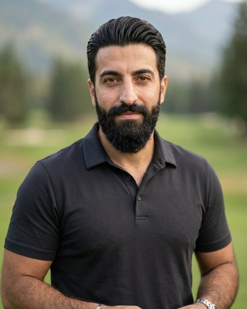 High End Mountain Golf Course · Golf Attire headshot example