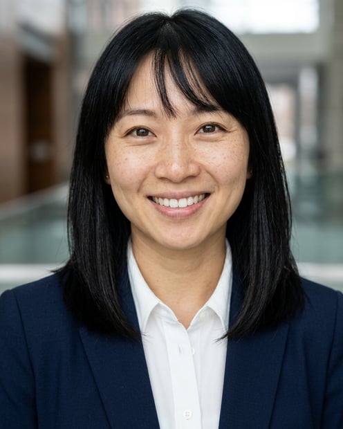 Lobby · White button-up shirt headshot example