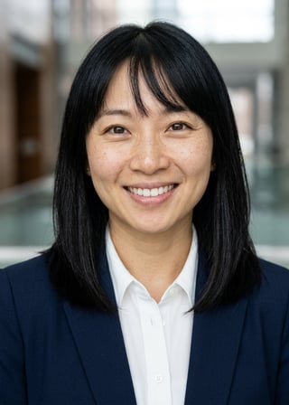 Professional AI LinkedIn headshot in White button-up shirt on Lobby (corporate lobby)