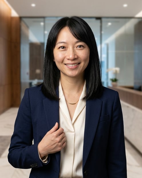 Boutique Brokerage Lobby · Editorial Magazine Styling headshot example