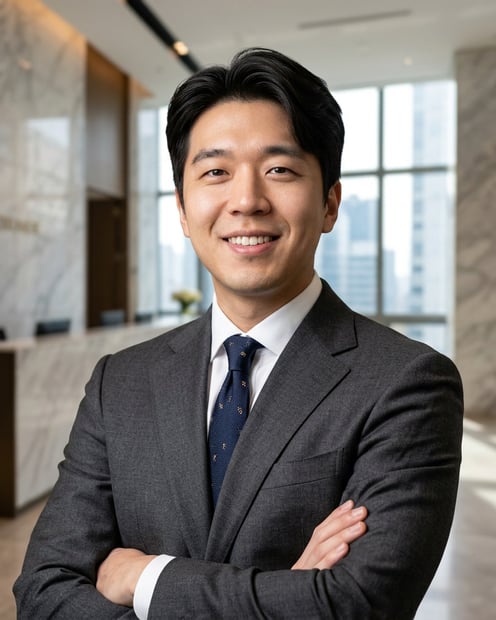 Boutique Brokerage Lobby · Top Producer Signature Look headshot example