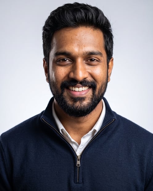 Light Grey · Quarter Zip headshot example