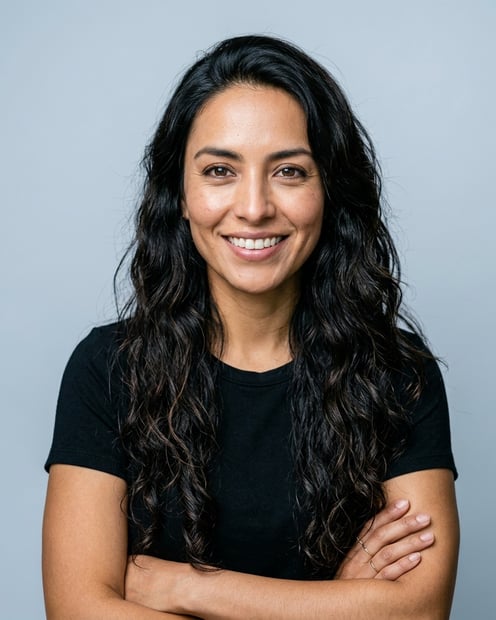 Light Cool-Grey Seamless · Black Short-Sleeve Tee headshot example