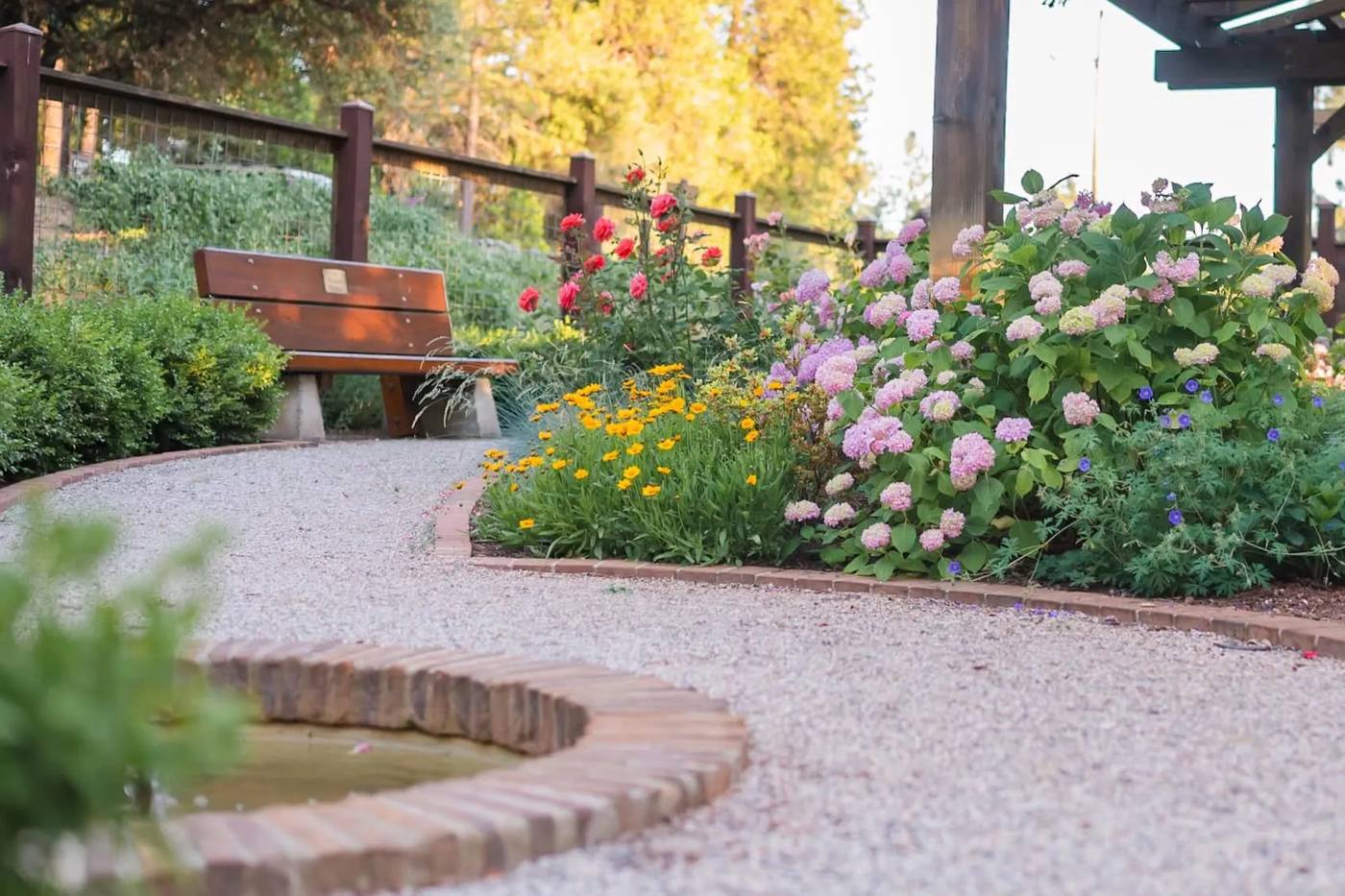 Volunteers caring for the North Star House gardens
