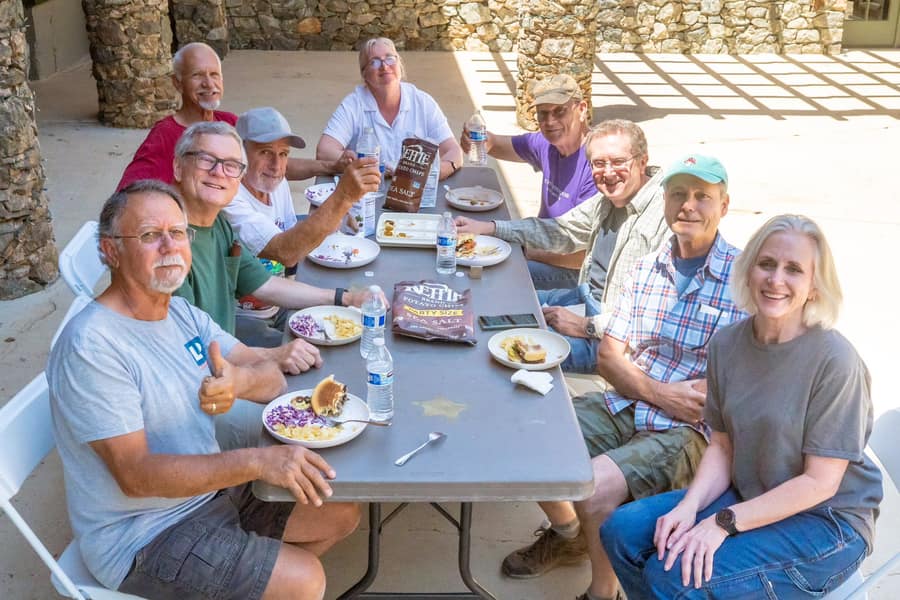 Restoration Crew Fires Up the Grill for Some Well-Earned Camaraderie