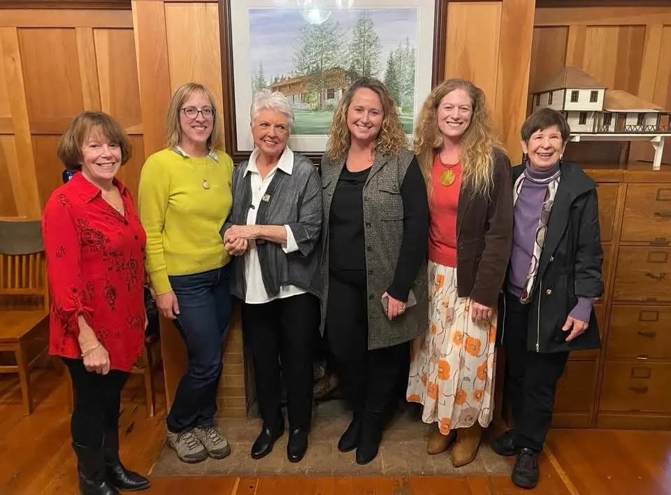 grass valley mayor and nevada county supervisor at event