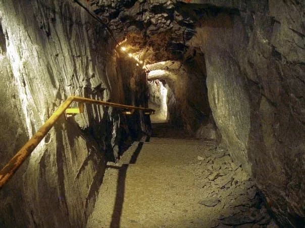 North Star mine looking down into the mine