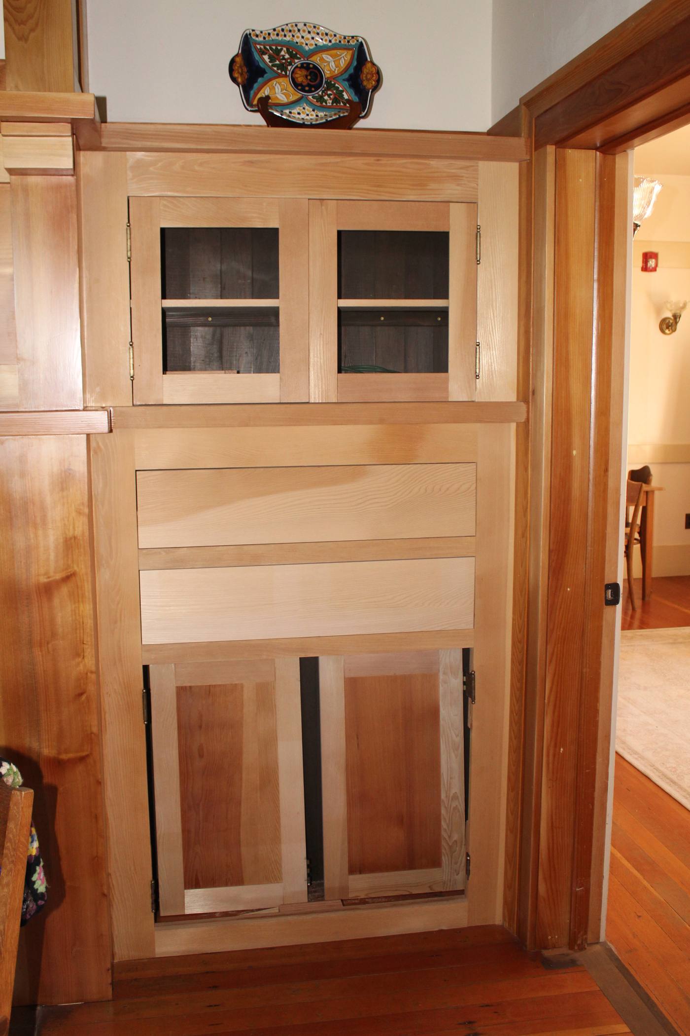 library cabinet restored