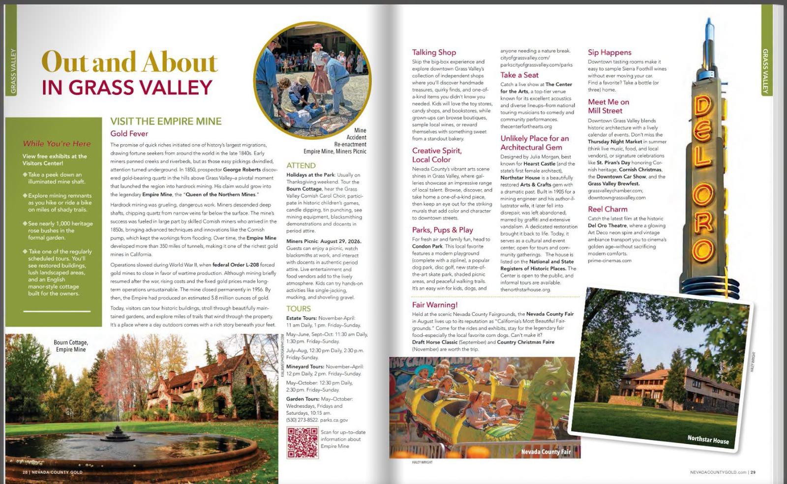 Did You Catch North Star House in Nevada County Gold Magazine?