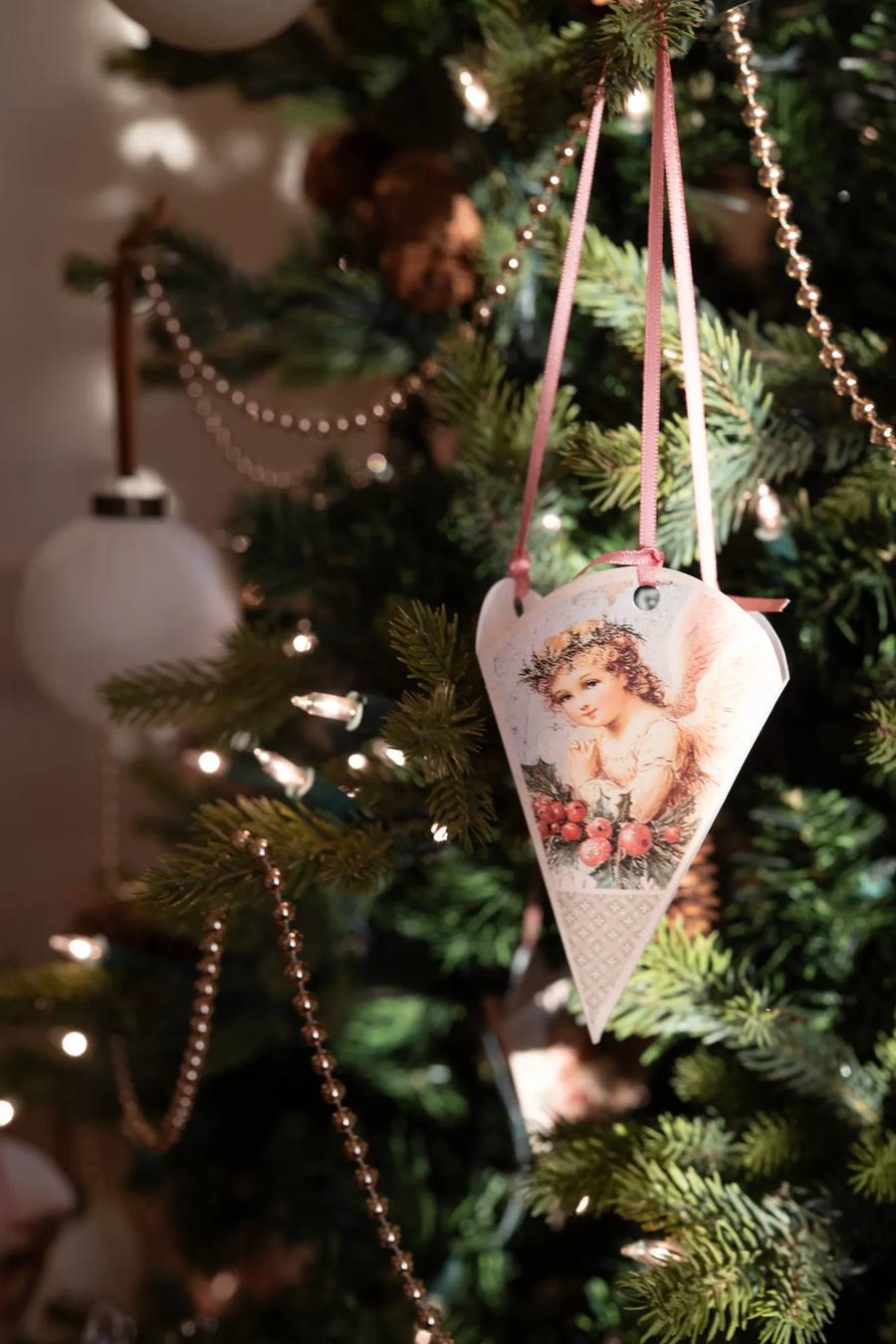 North Star House decorated for Christmas