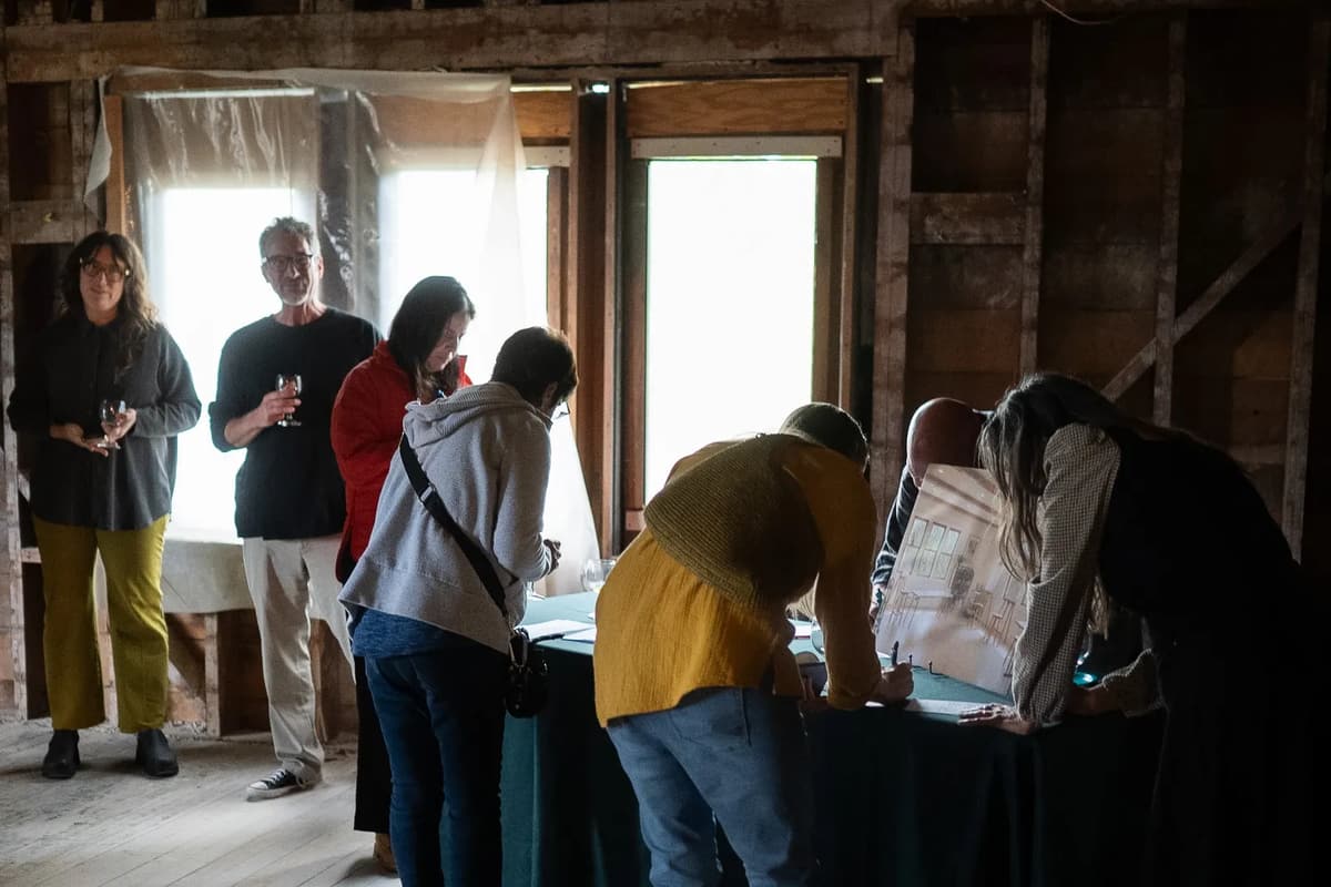 Nevada County Creative Community filling out feedback form