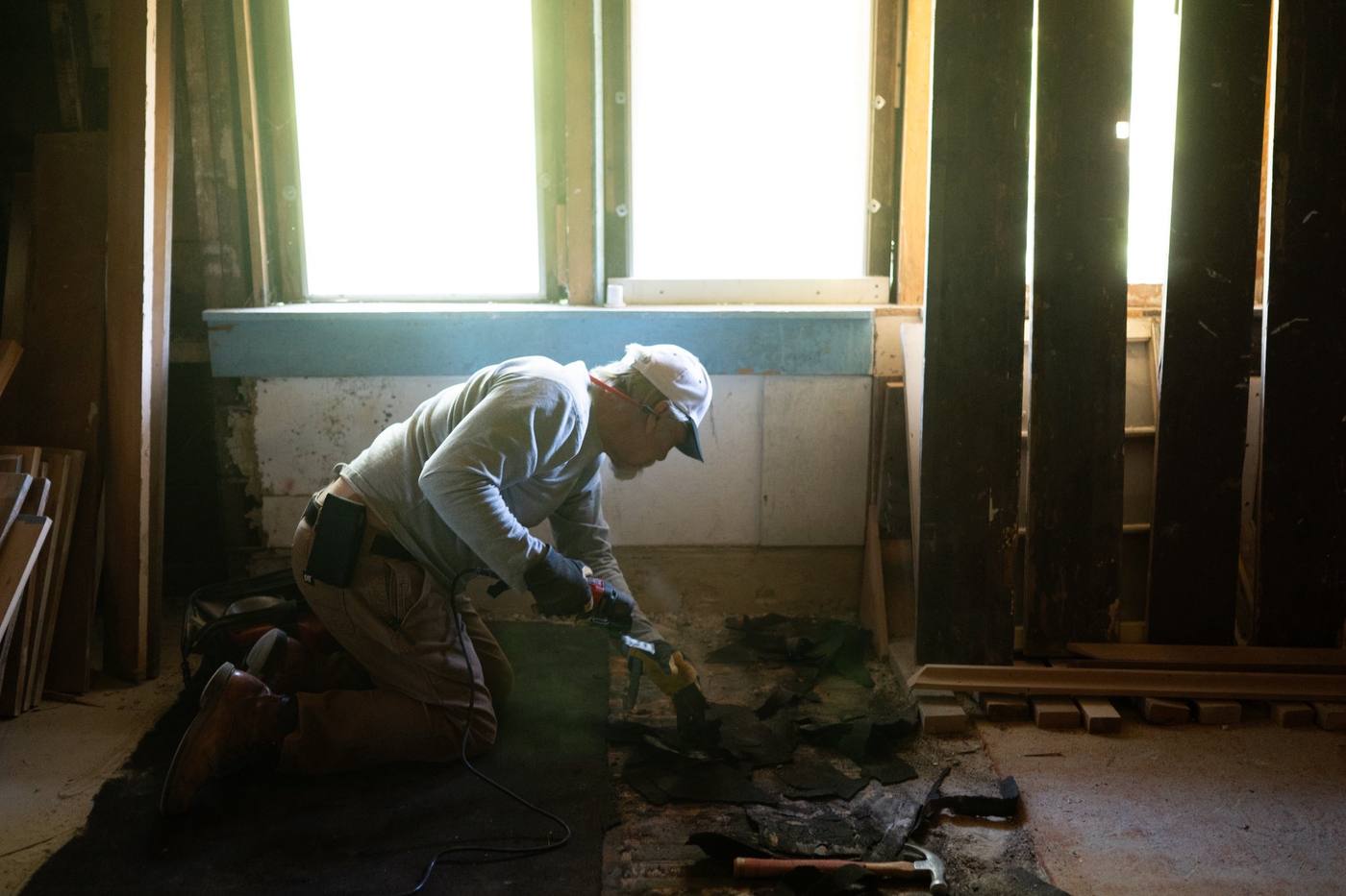 Second floor work