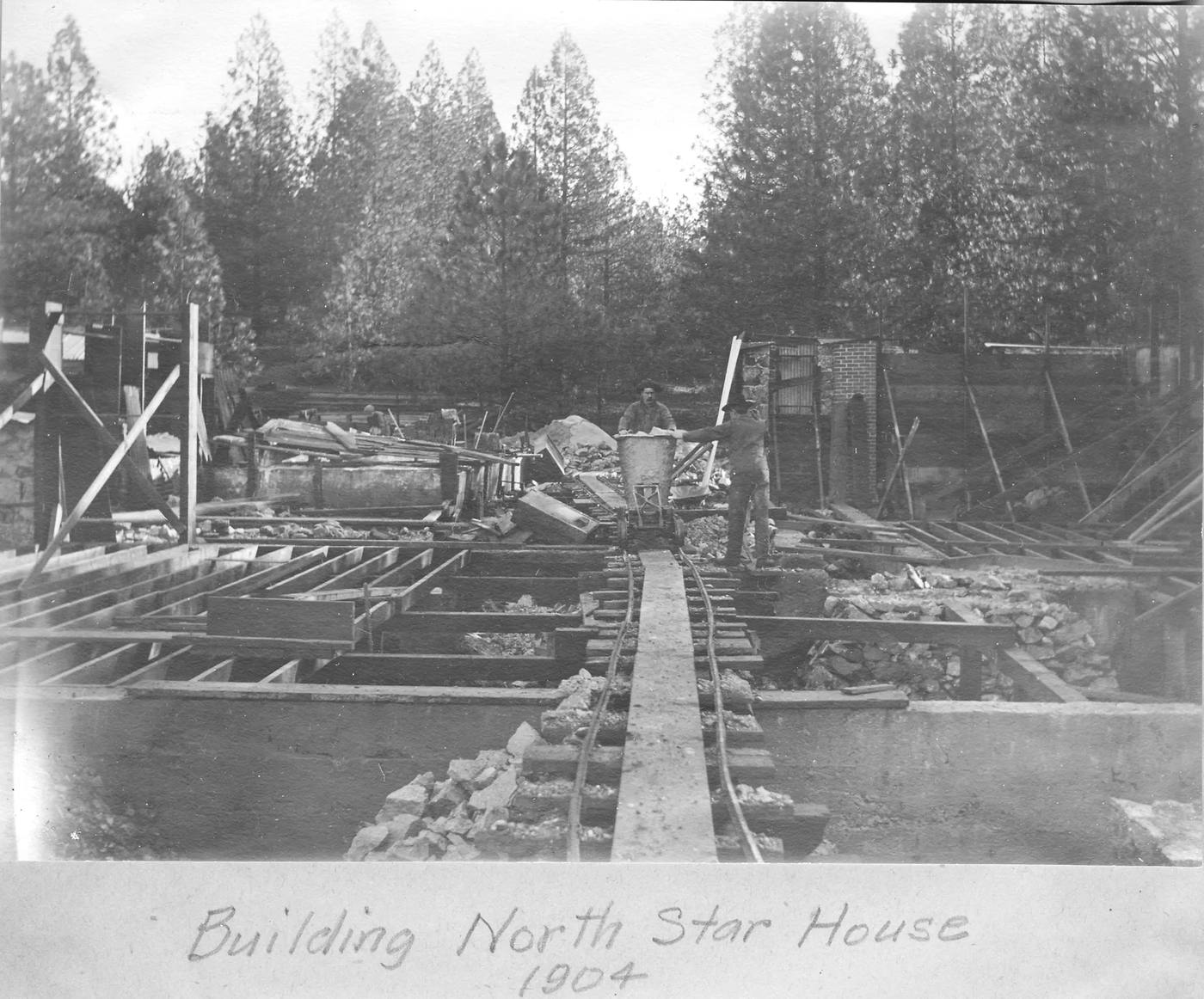 Visitors exploring the history of North Star House