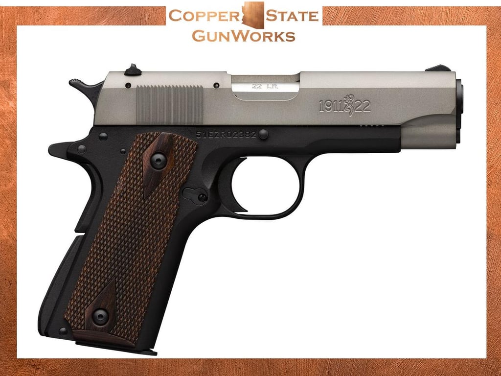 Browning 1911-22 A1 Compact *CA Compliant 22 LR 10+1 3.63" Gray 051880490-img-0