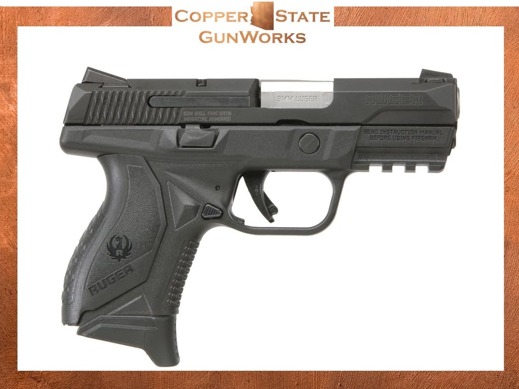 Ruger American Pistol Compact 9mm 3.55" Barrel 17+1 Black Polymer 8635-img-0
