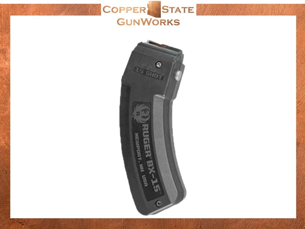 Ruger BX-15 15rd Magazine Fits 10/22/SR/American Rimfire/ 77/Charger 90463-img-0