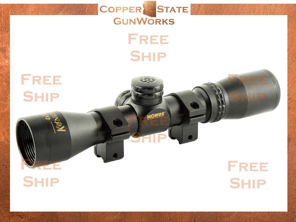 Konus KonusPro Rifle Scope 4X32 Glass Etched 30/30 Reticle Matte 7262 ...