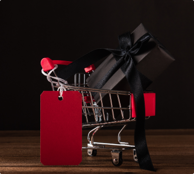Shopping cart with sports prediction interface