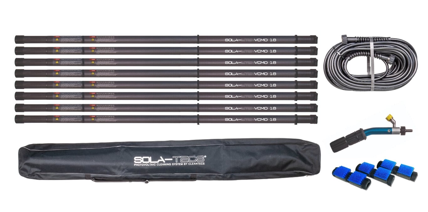 SOLA-TECS Carbon Fibre Modular Pole Kit | 14m Carbon Fibre Pole System ...