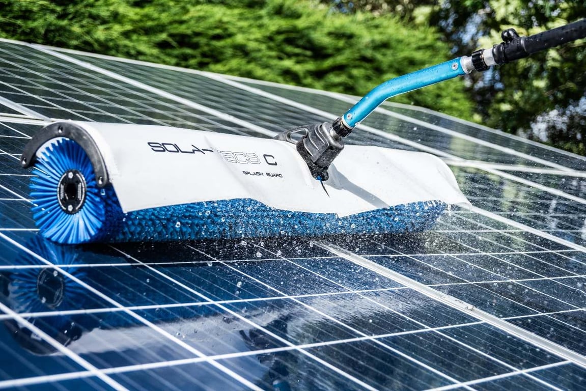 SOLA-TECS 80cm Brush Kit With 12m Telescopic Pole & Pressure