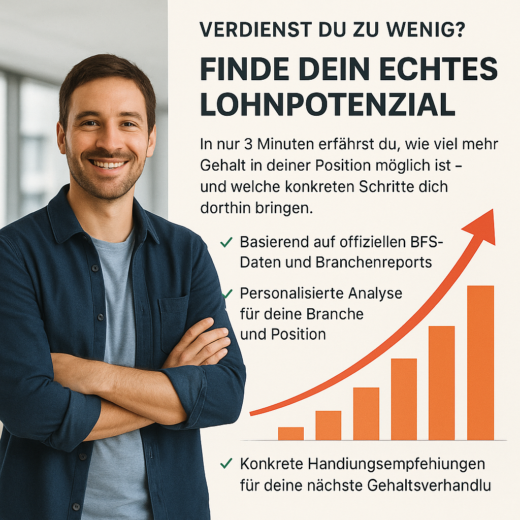 Lohnpotenzial Rechner für die Schweiz