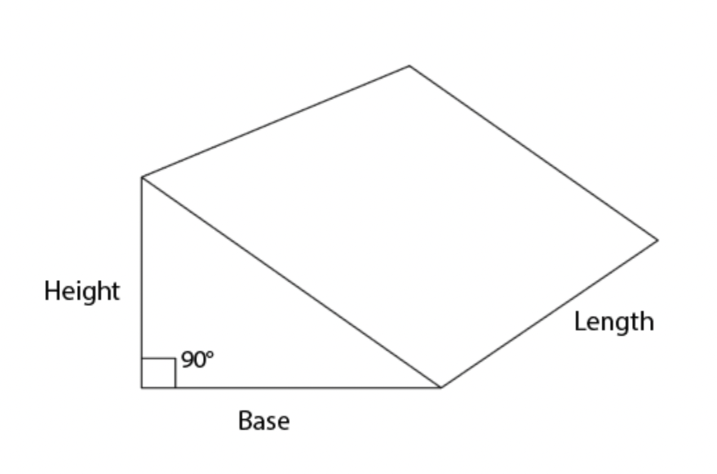 Volume right-angled triangular prism image