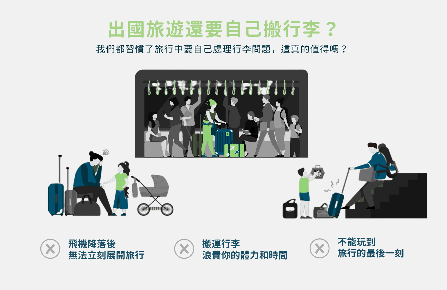 Tired of carrying luggage?