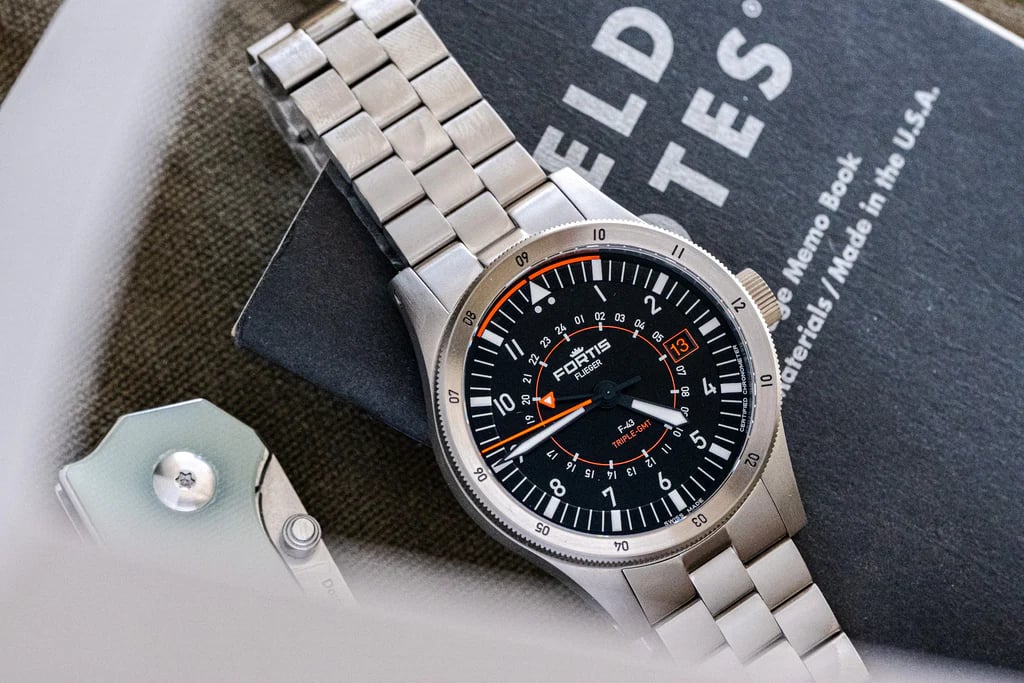 On the Wrist: More than a GMT – The Fortis Flieger F-43 Triple GMT
