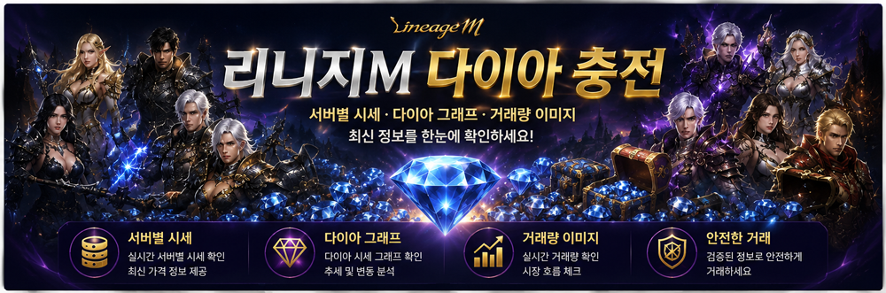 리니지M 다이아 개인거래 과금 체크리스트 WebP 이미지