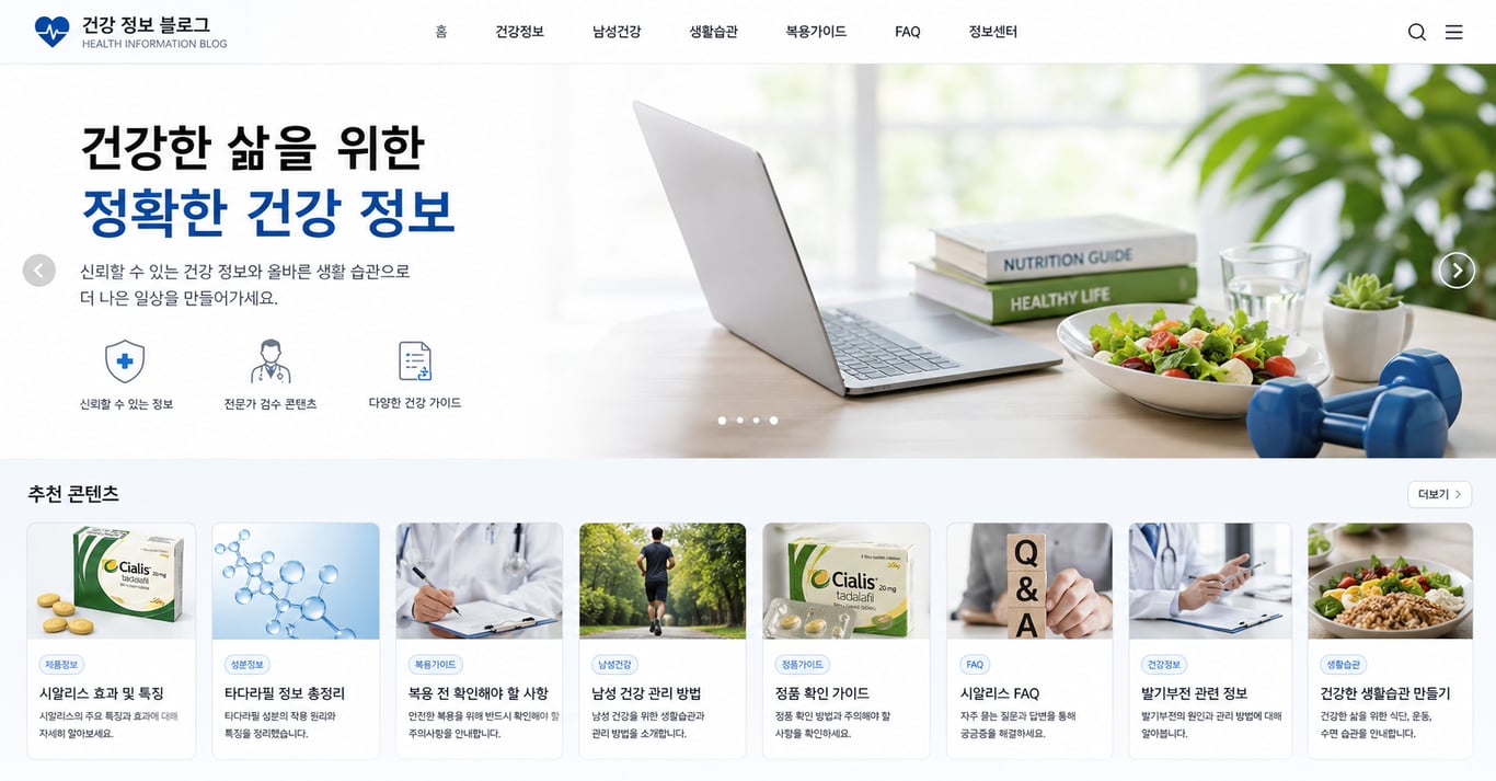 건강 정보 블로그