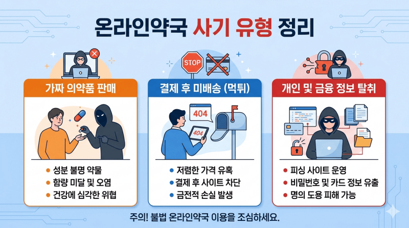 비아마켓 안내 - 약사가 발기부전 치료제 의약품을 안전하게 조제하는 모습