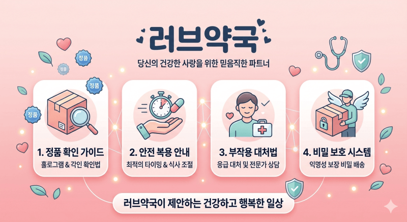 정품 의약품 전문 상담 러브약국