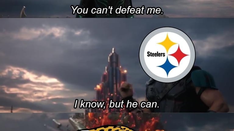 Jaguars beating Colts meme