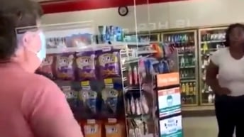 Karen gets handled in a convenience store