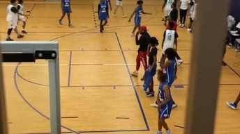 Referee gets jumped after AAU basketball game