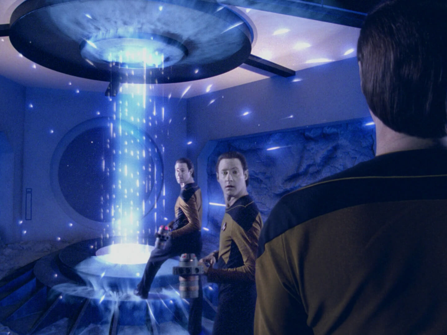 Multiple Datas from Star Trek. 