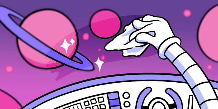 wiping spaceship windshield to increase visibility and legibility