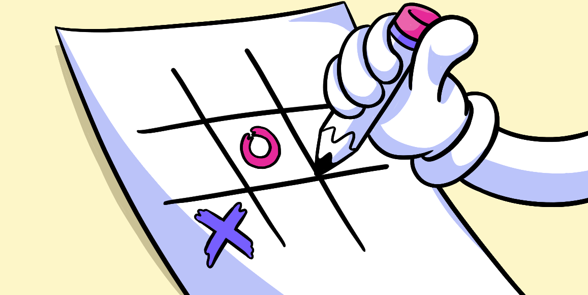 rule of thirds tick tack toe