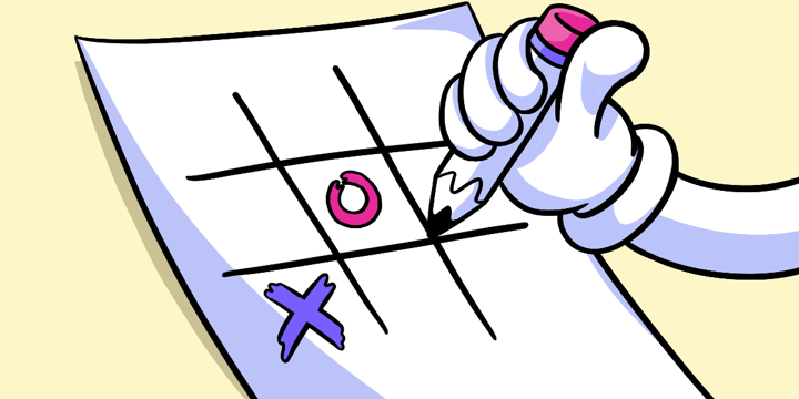 rule of thirds tick tack toe