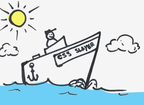 A conceptual sketch of a CSS ship.