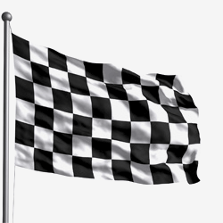 Checkered flag