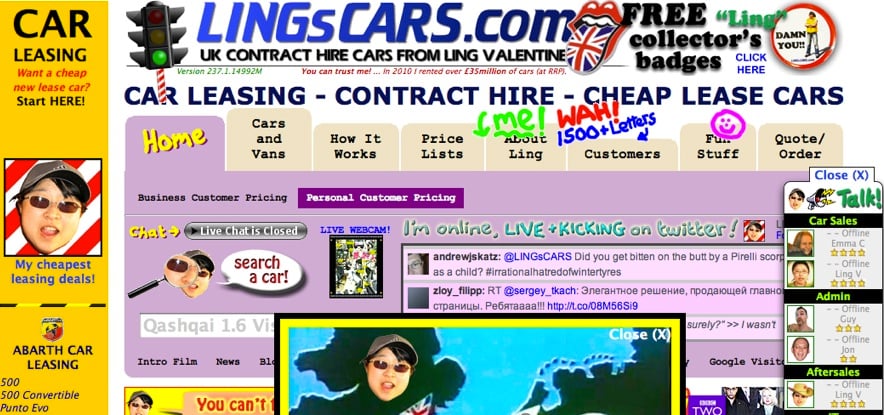 Ling's Car Website
