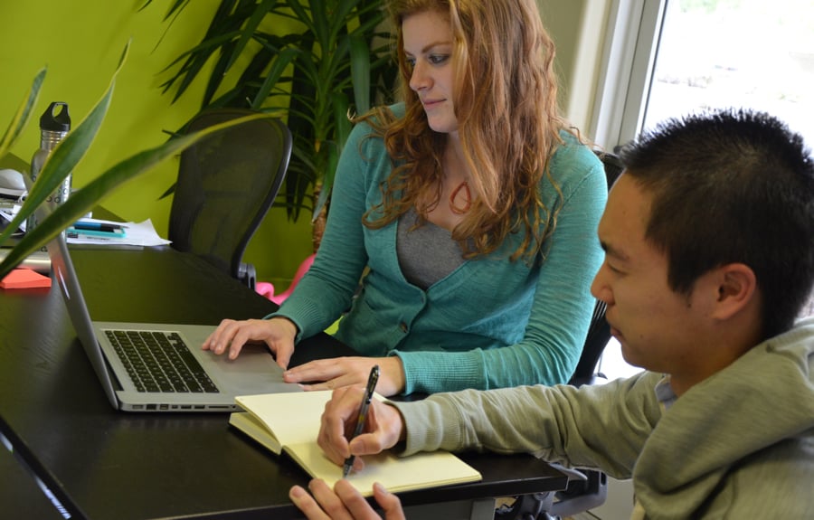 Observing Method: Two people in an observation session