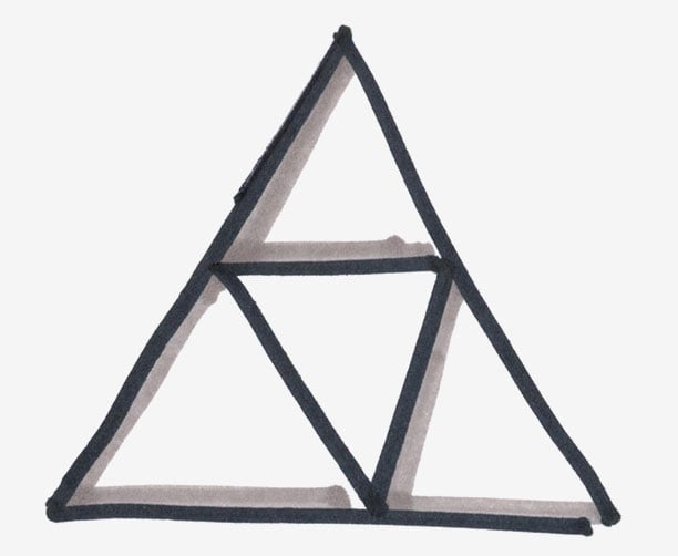 sketch triforce zelda