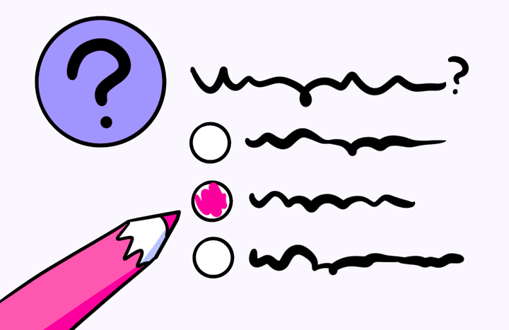 answer questions multiple choice pencil