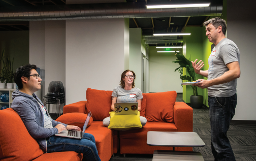 Storytelling in action. 