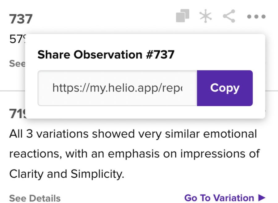research repository - how to share observations