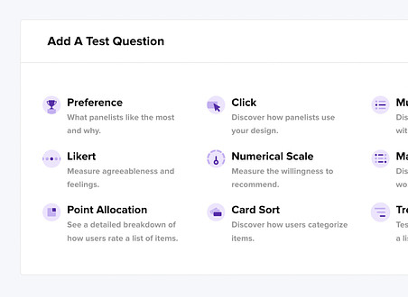 Feedback surveys in Helio