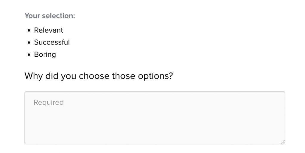 Qualitative feedback informs brand testing. 